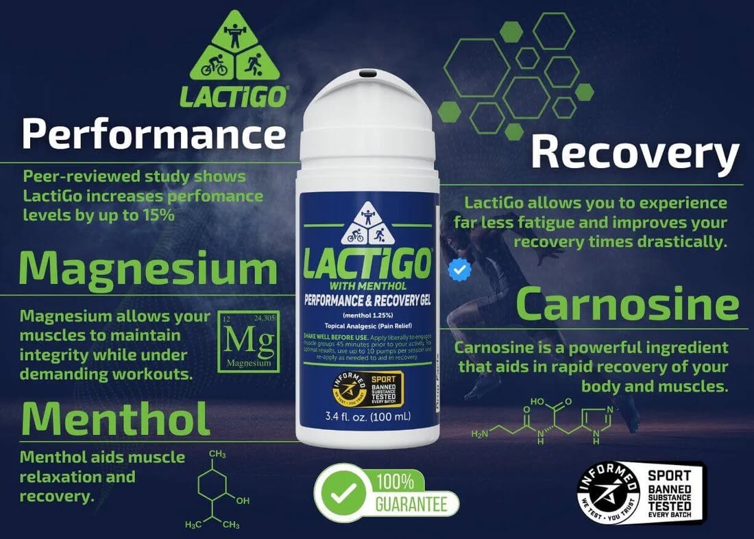 LactiGo packaging showing its carnosine and magnesium formulation